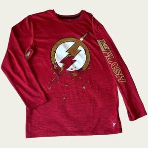 Old Navy boys long sleeve red size XL (14/16) The Flash shirt